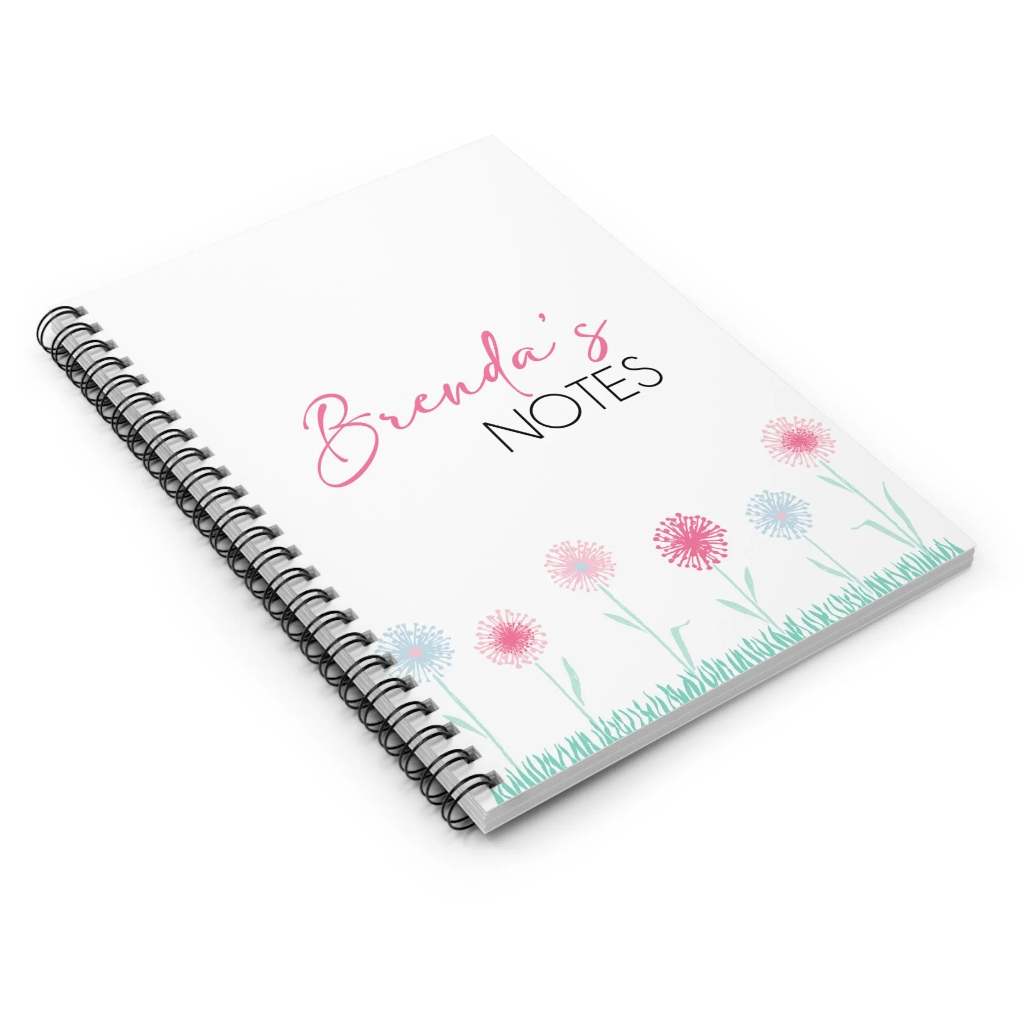 Spiral Notebook - Personalized Custom Name - Organization Ideas Creativity Gift Productivity