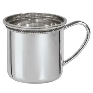 Sterling Silver Beaded Baby Cup