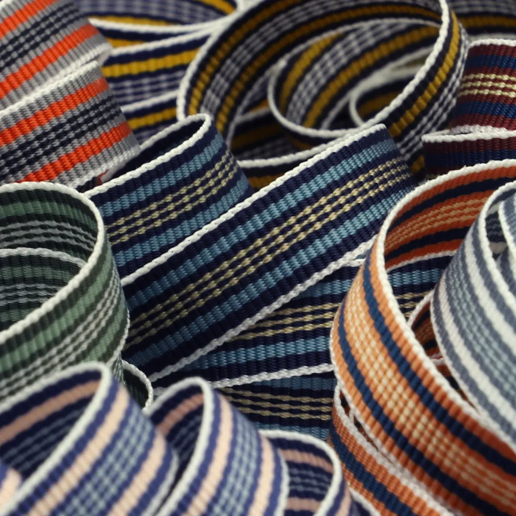Stripe Grosgrain Ribbon #13 Red & Black & White