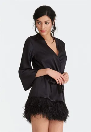 Swan Cover Up - Black