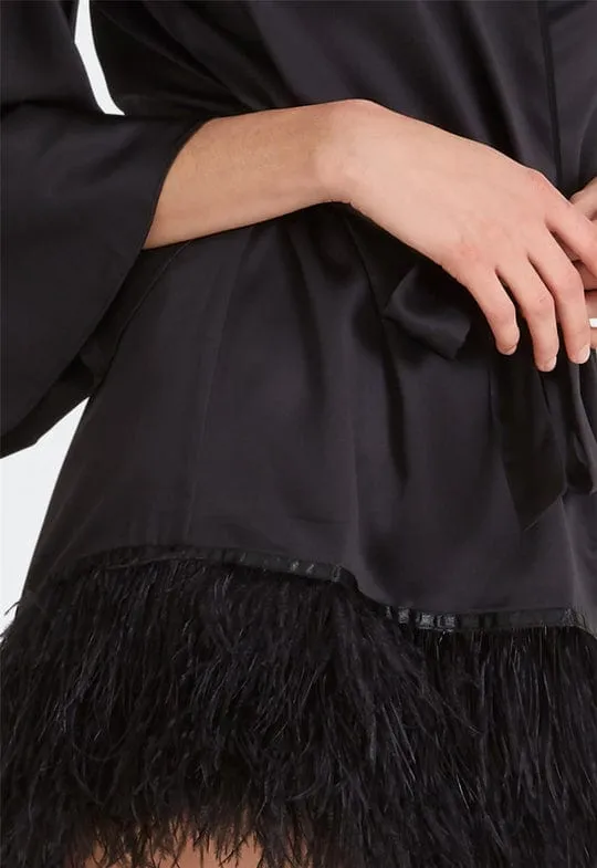 Swan Cover Up - Black