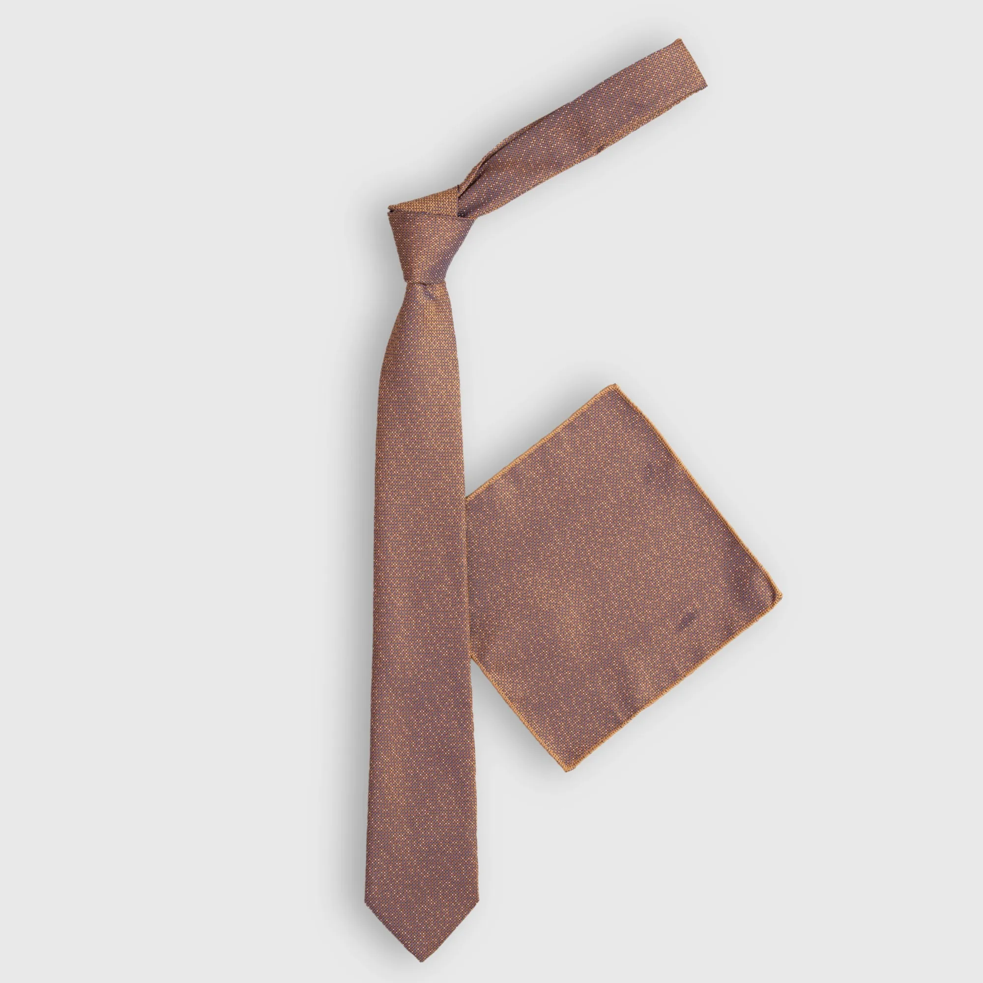 Tan Weave Tie