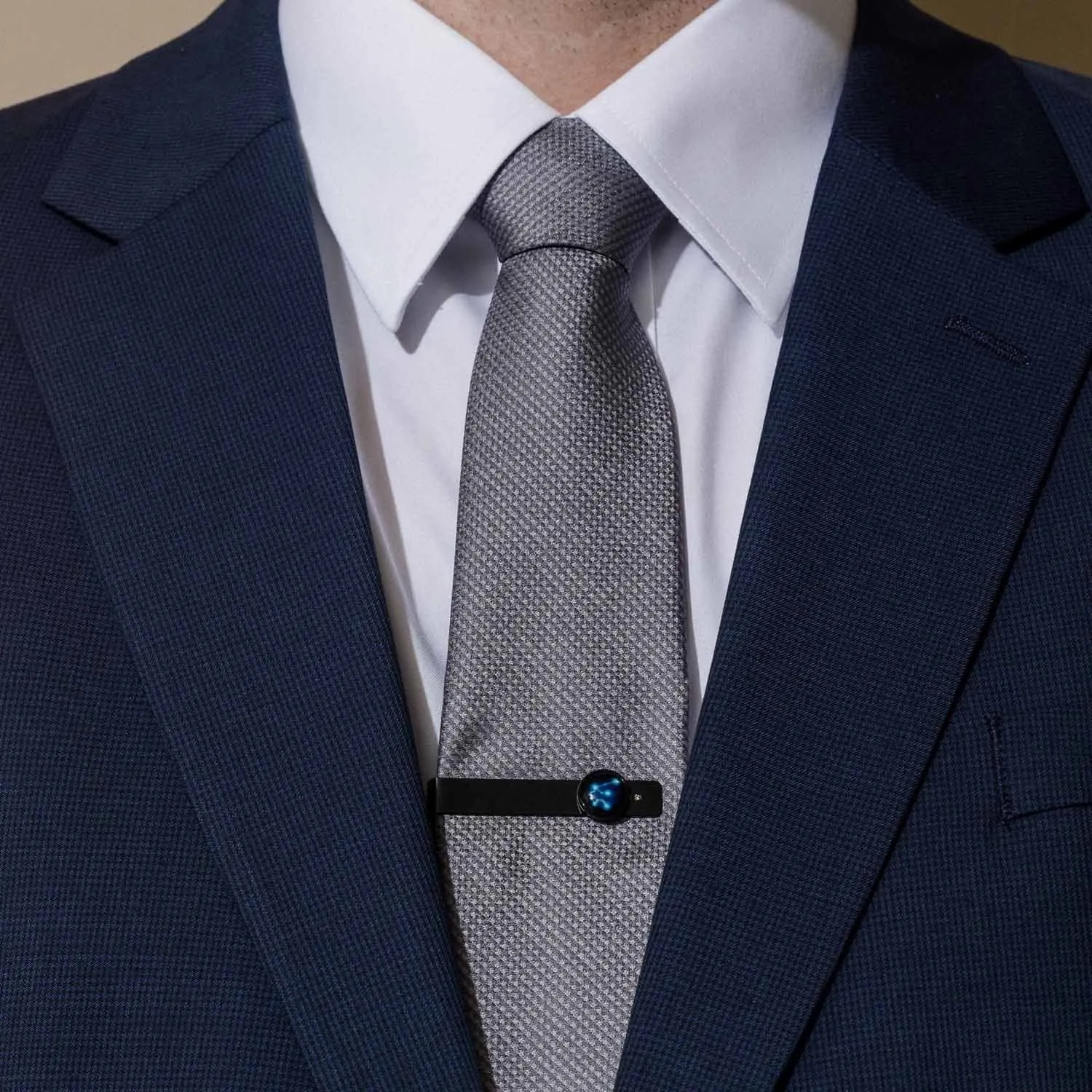 The Astral Tie Bar in Matte Black