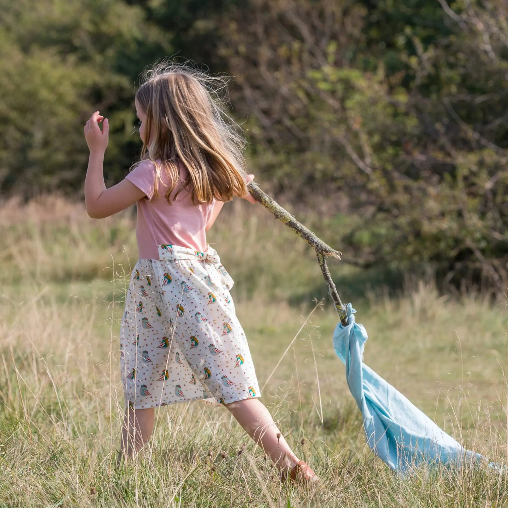 The Birds Did Sing Pointelle Little Twirler Dress