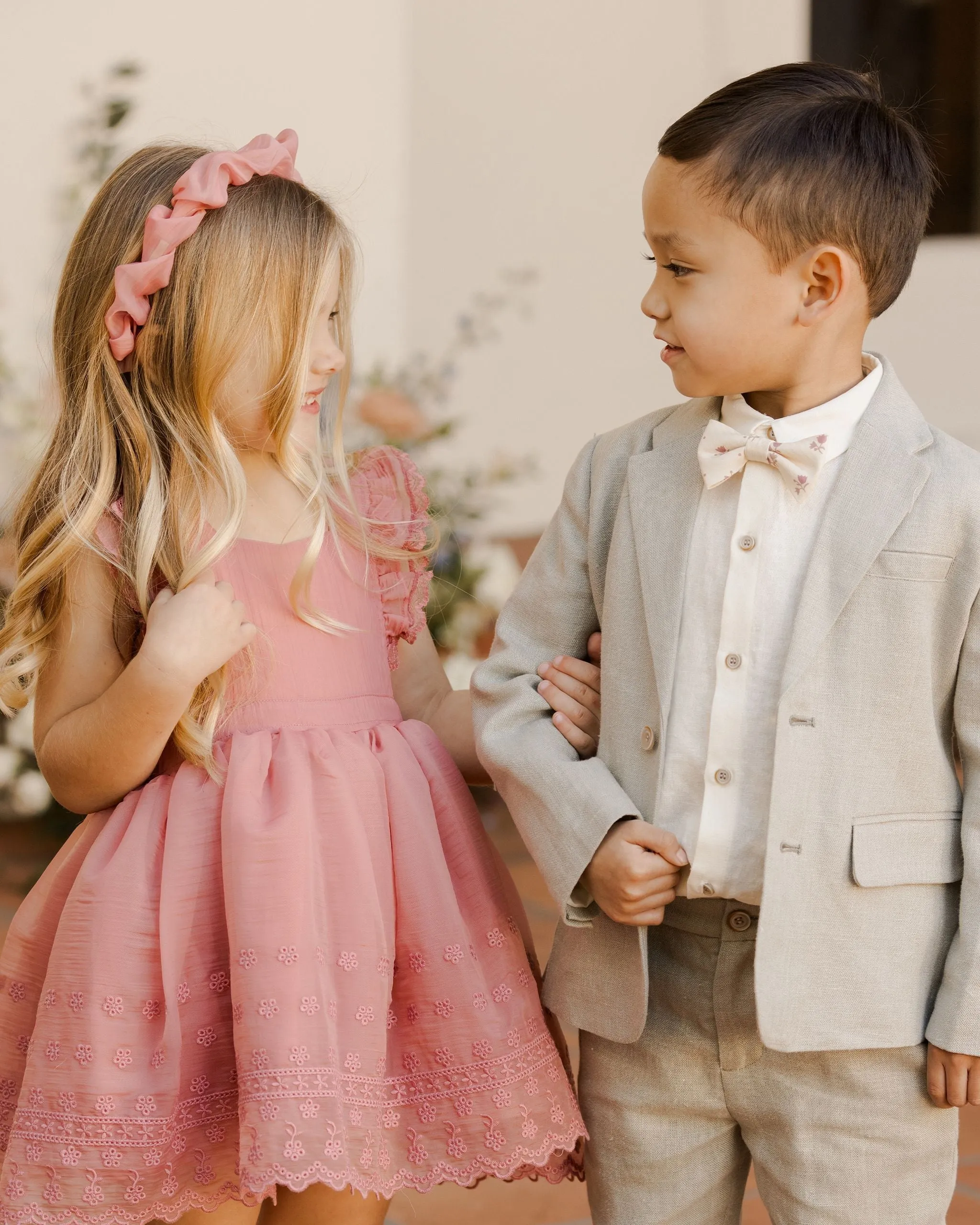 The Bow Tie by Noralee - Rose Ditsy - KIDS