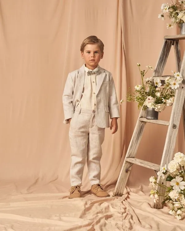 The Bow Tie by Noralee - Sky Floral - KIDS