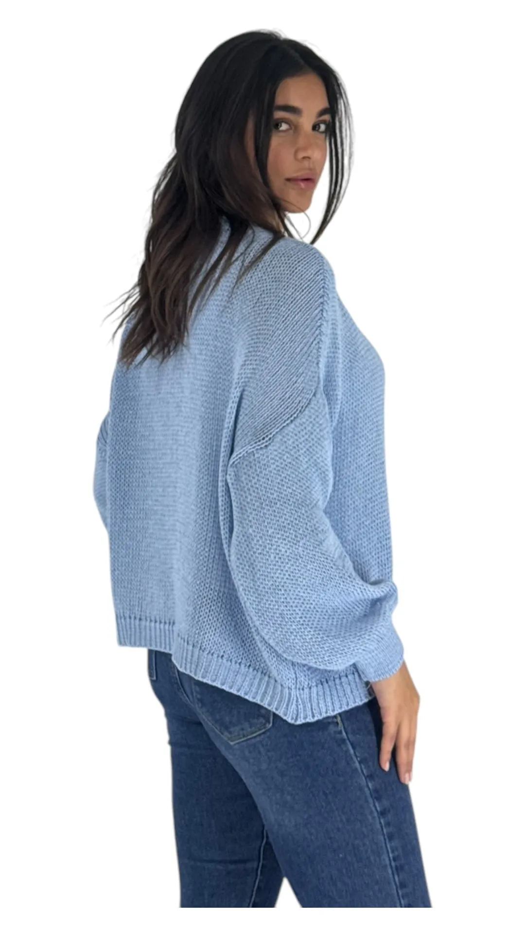 Tia blue cardigan