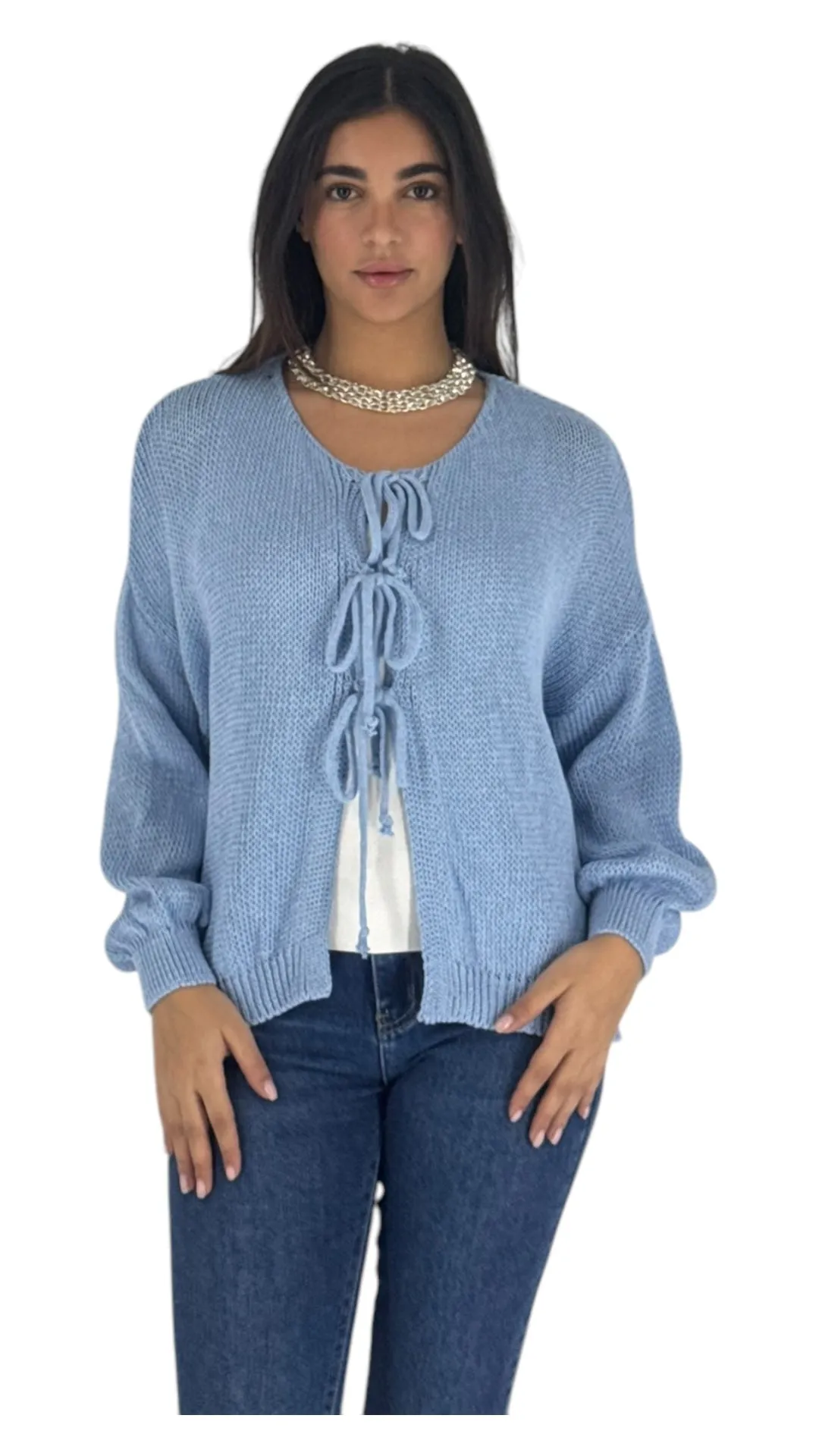 Tia blue cardigan