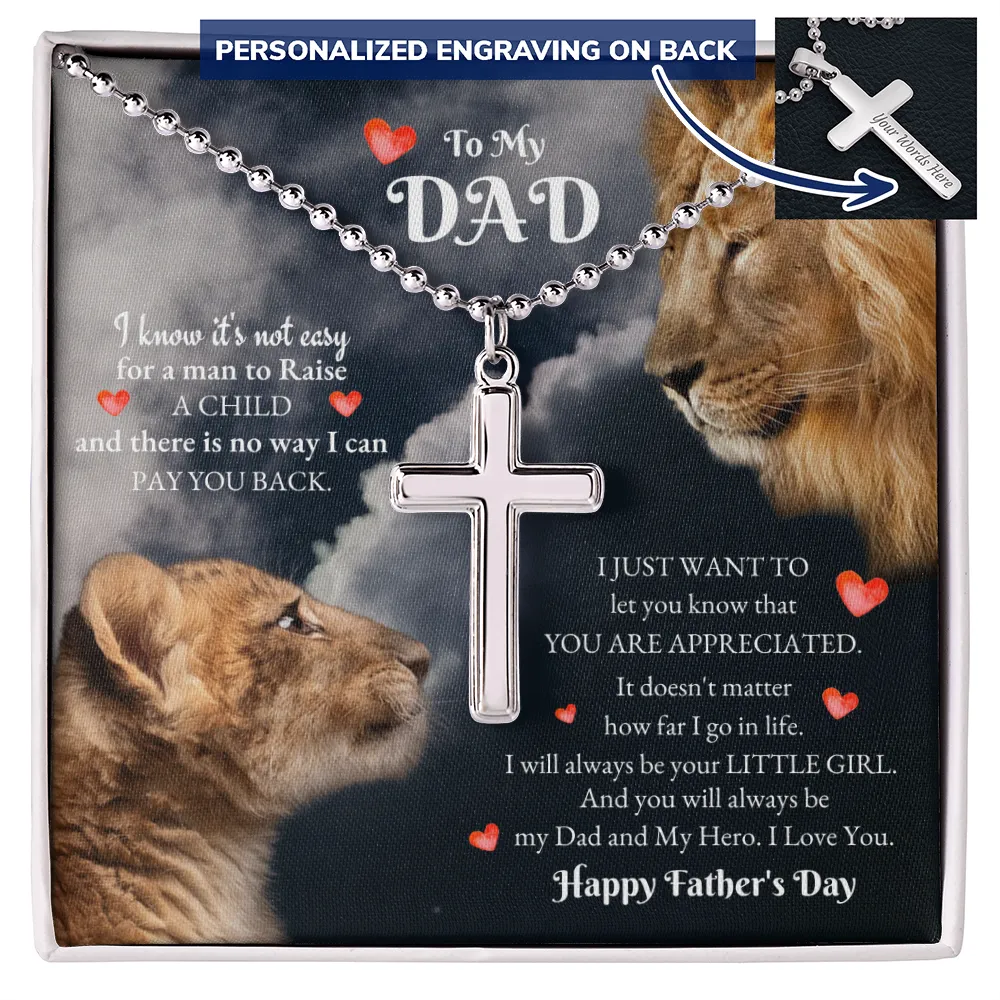 To My Dad Personalized Gift From Daughter