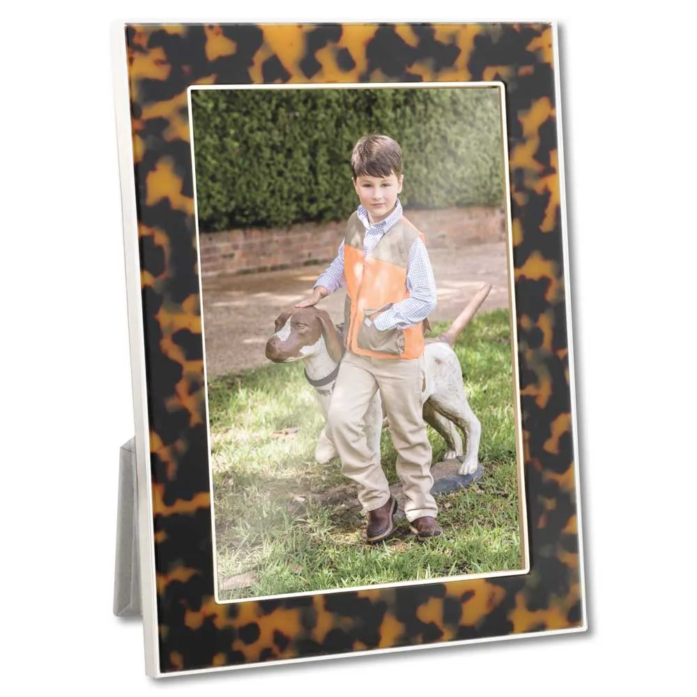 Tortoise Shell and Silver Frame