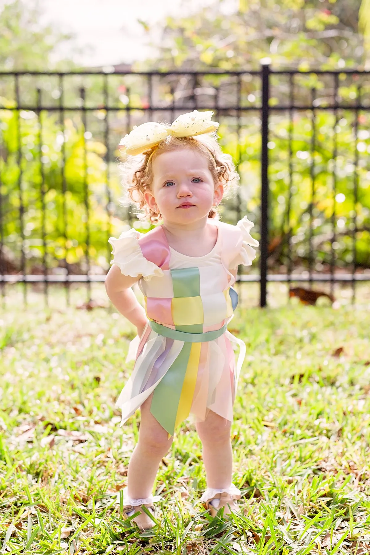 Tulle Pearl Clip/Wrap - Turquoise