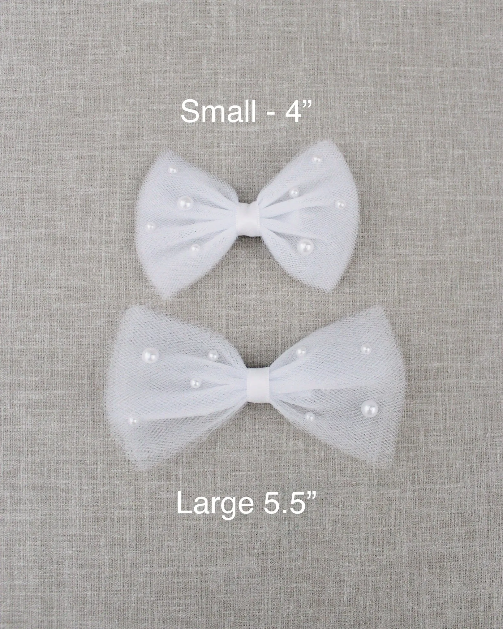 Tuxedo Tulle Bow Hair Clip or Shoe Clips - Pink, Blue