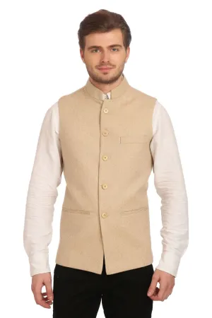 Tweed Beige Modi Nehru Jacket