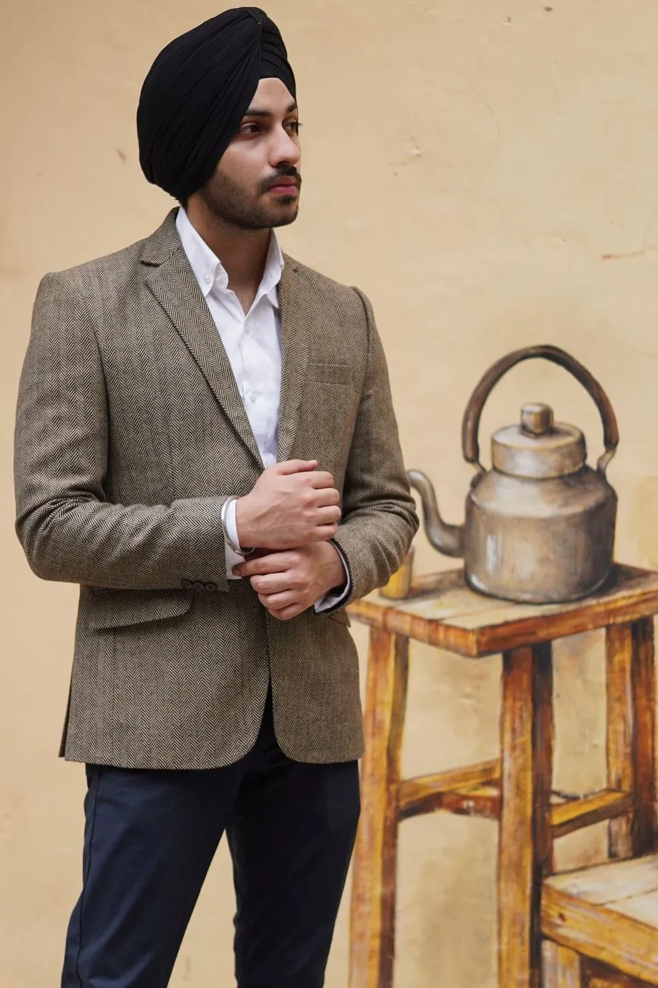 Tweed Brown Blazer