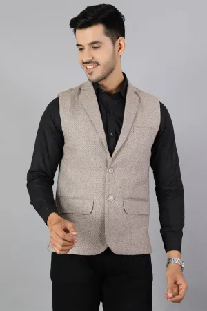 Tweed Grey Modi Nehru Jacket