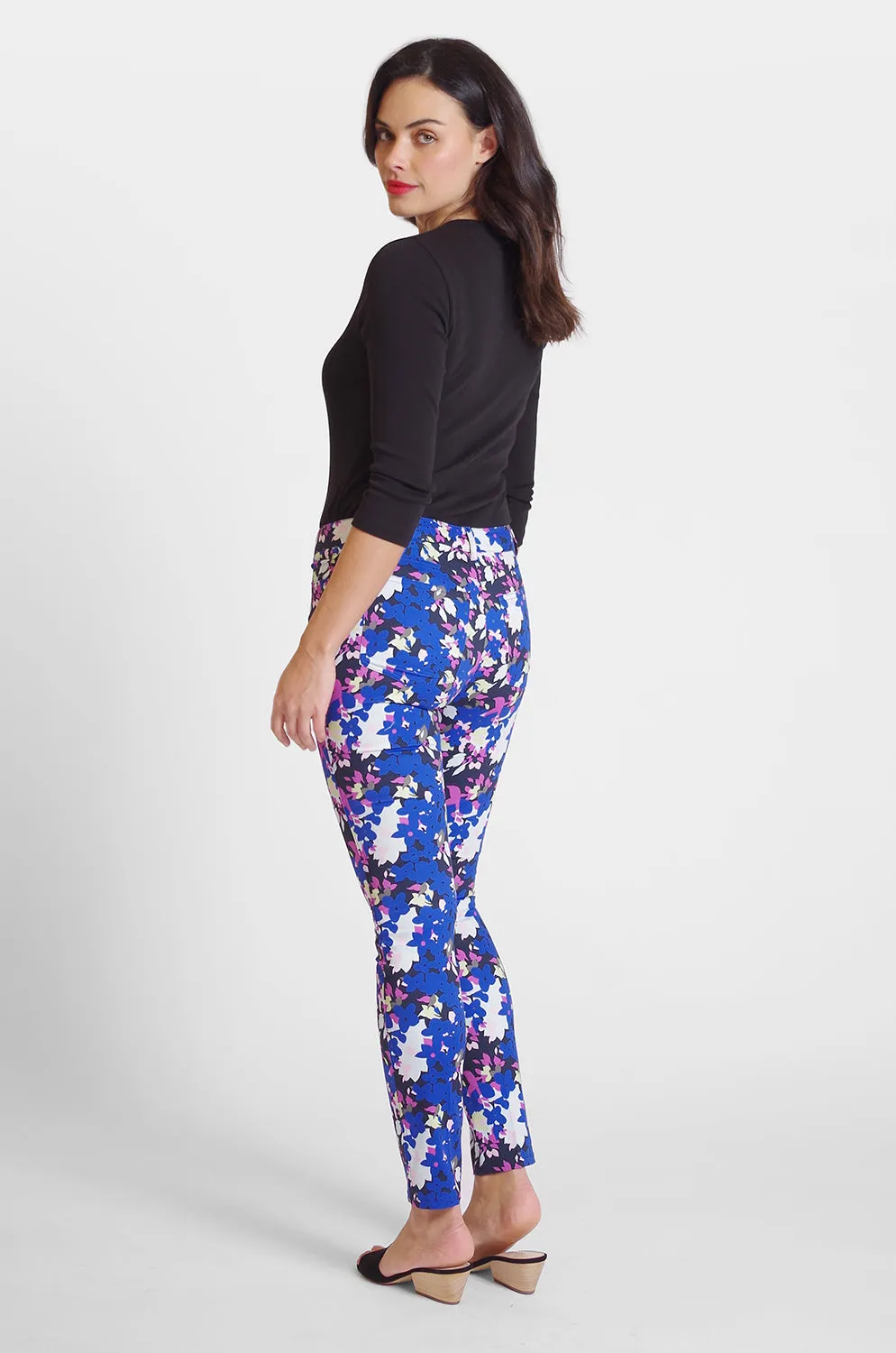Twiggy Slim Jean - Colorful Bouquet: FINAL SALE