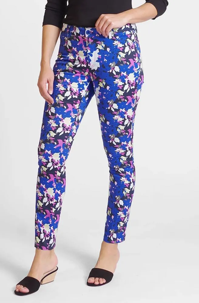 Twiggy Slim Jean - Colorful Bouquet: FINAL SALE