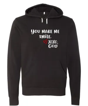 Unisex Hoodie -You make me Smile.