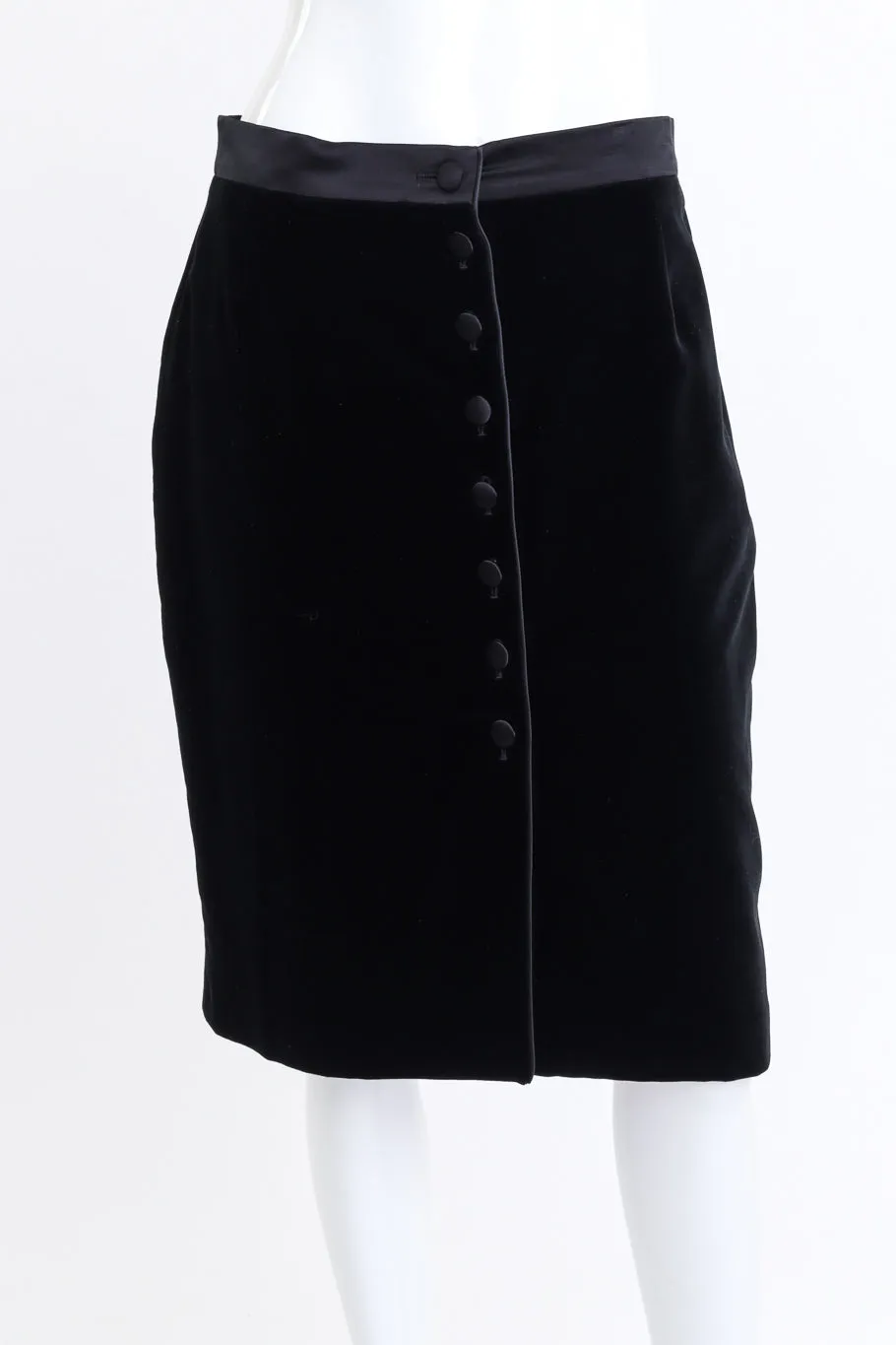 Velvet Pencil Skirt