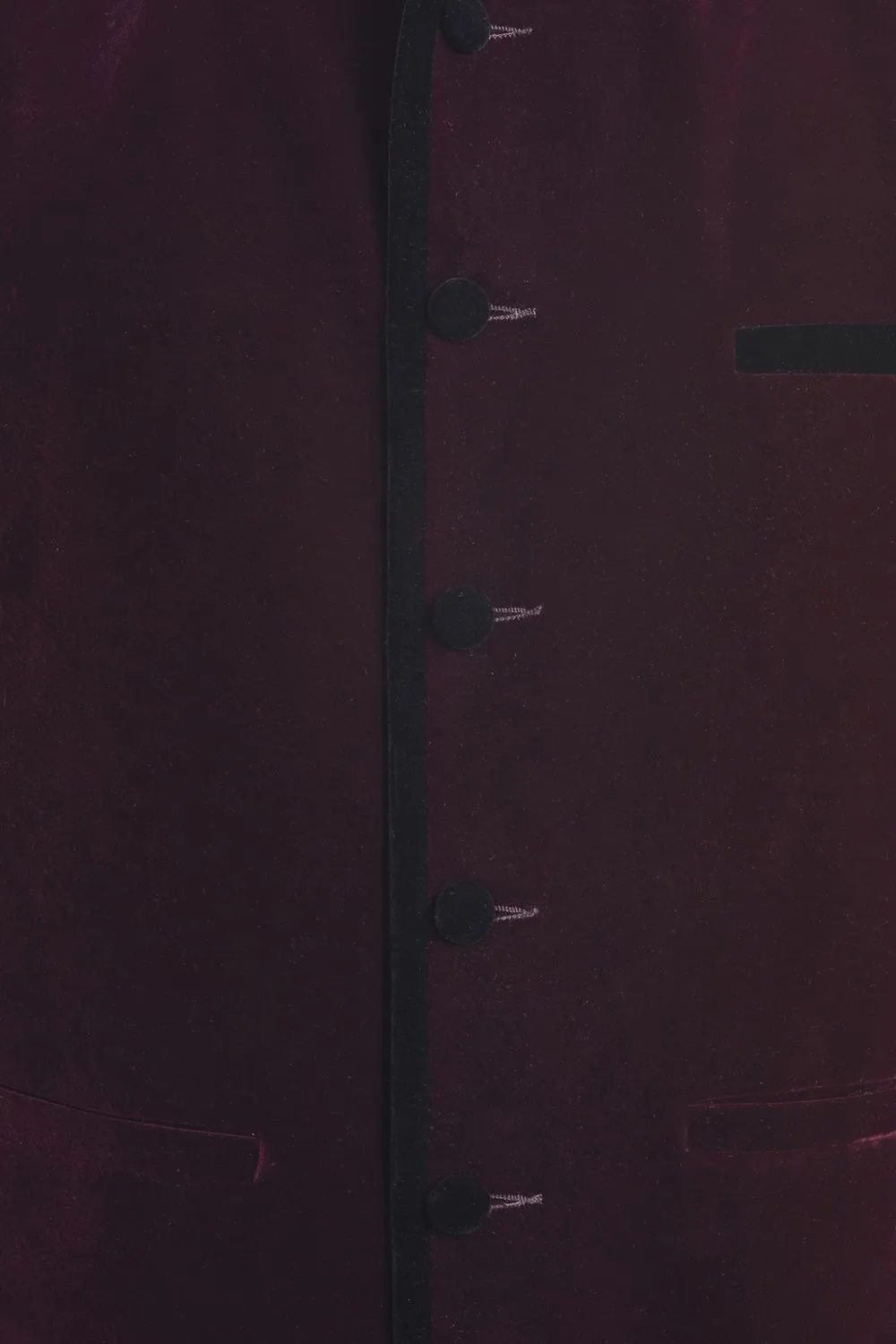 Velvet Red Modi Nehru Jacket