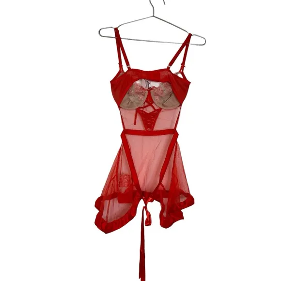 Victoria's Secret Very Sexy Wicked Unlined Floral Apron