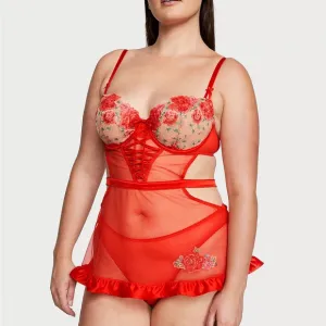 Victoria's Secret Very Sexy Wicked Unlined Floral Apron