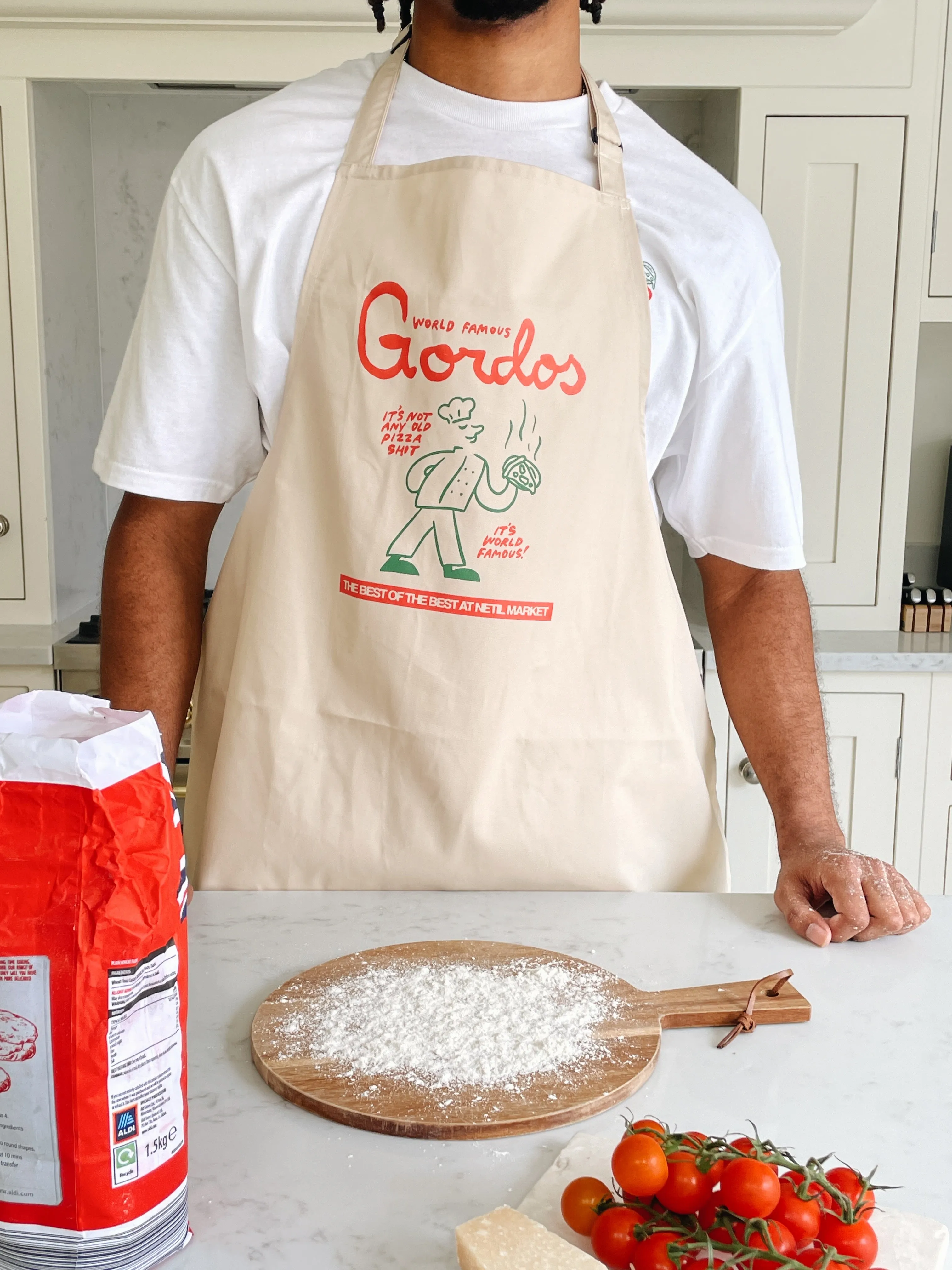 World Famous Gordos x Hephee 'World Famous' Tee & Apron Bundle