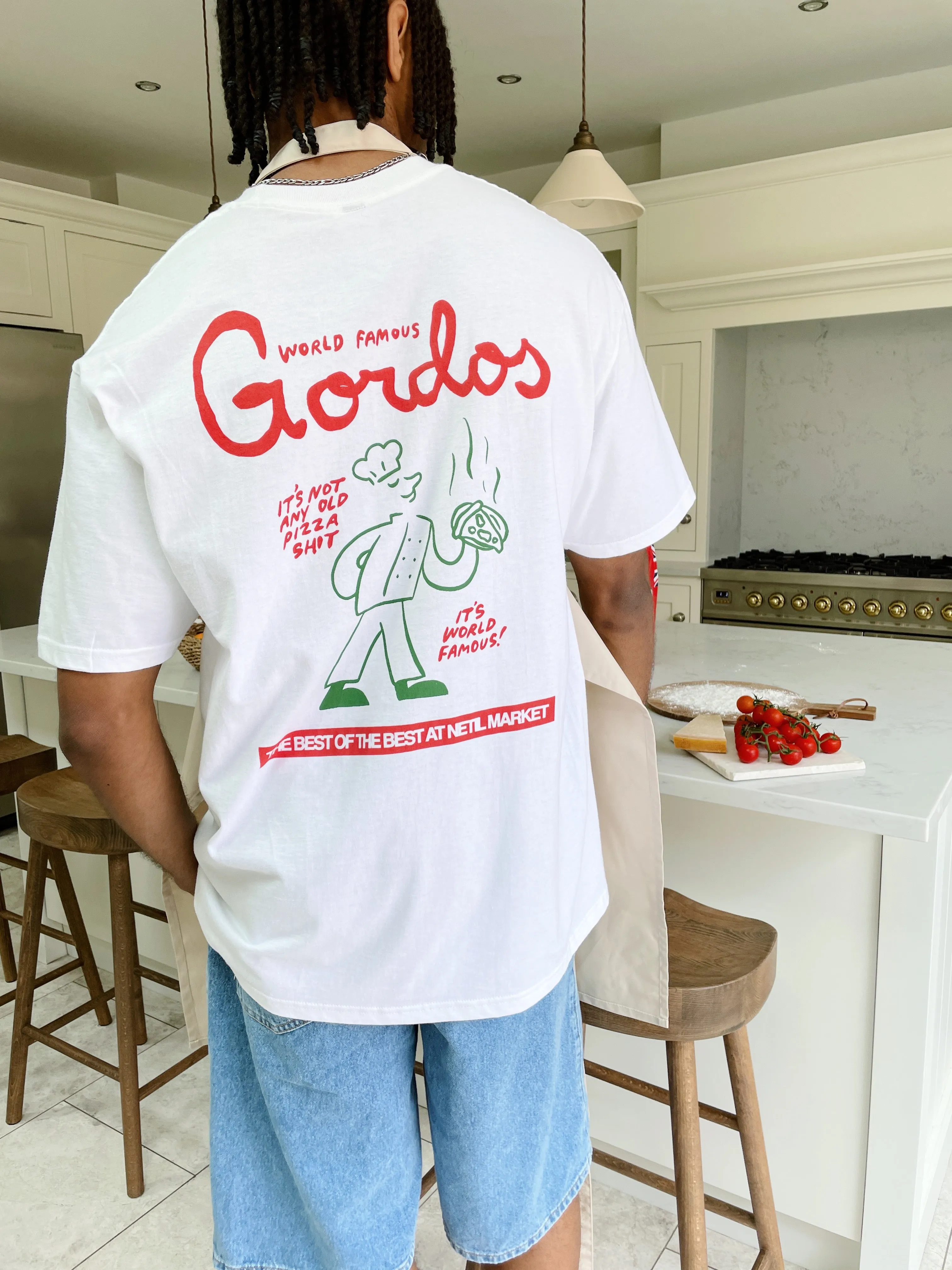 World Famous Gordos x Hephee 'World Famous' Tee & Apron Bundle
