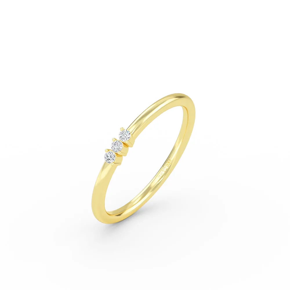 Yellow Gold Diamond Wedding Band