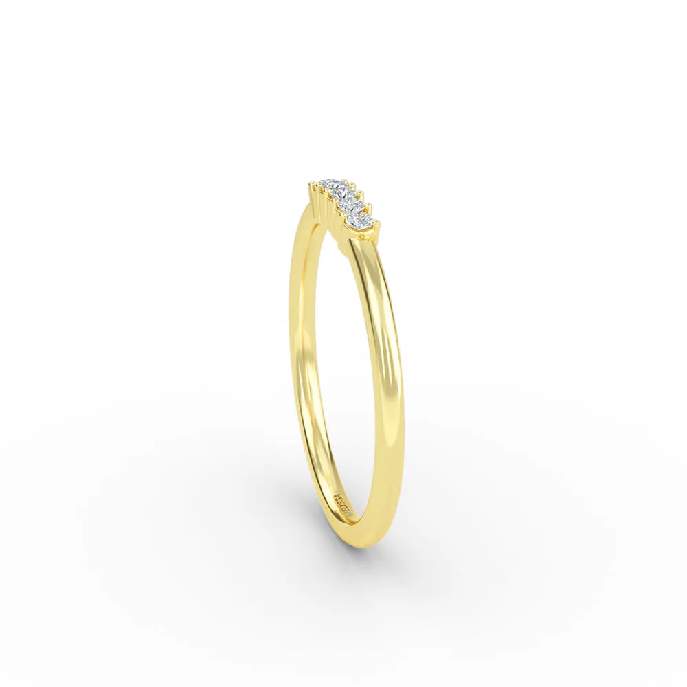 Yellow Gold Diamond Wedding Band