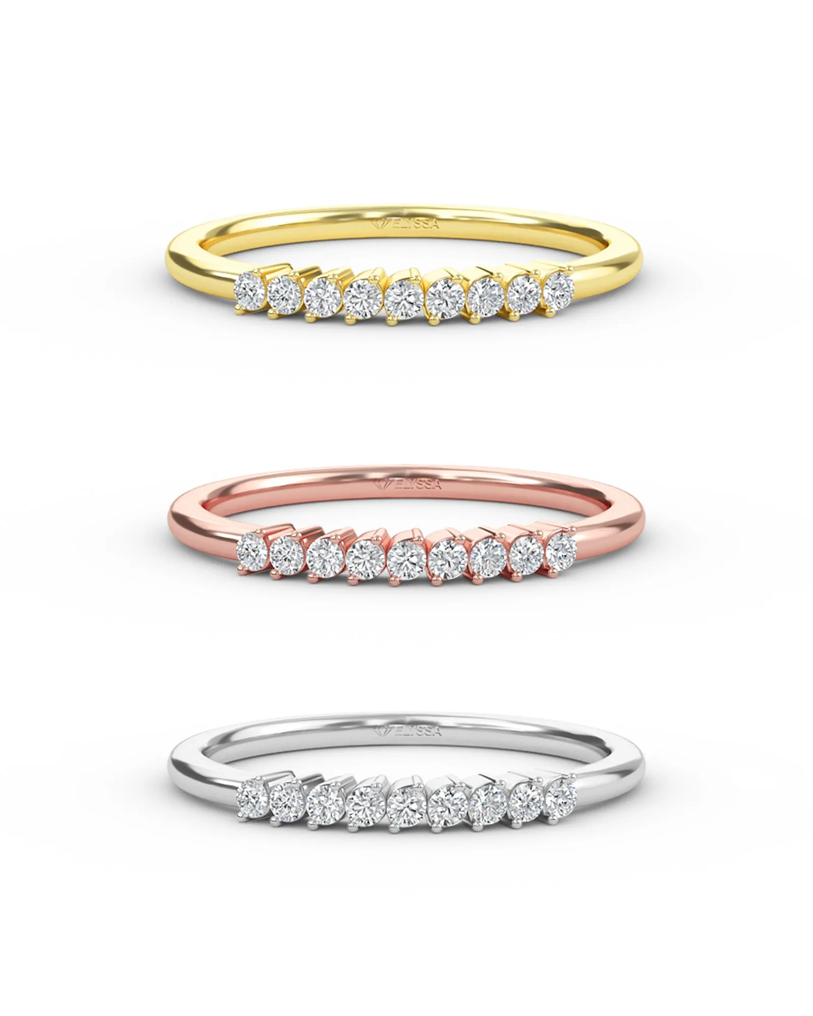 Yellow Gold Diamond Wedding Band