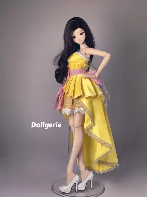Yellow Tulip Wedding Dress for SmartDoll
