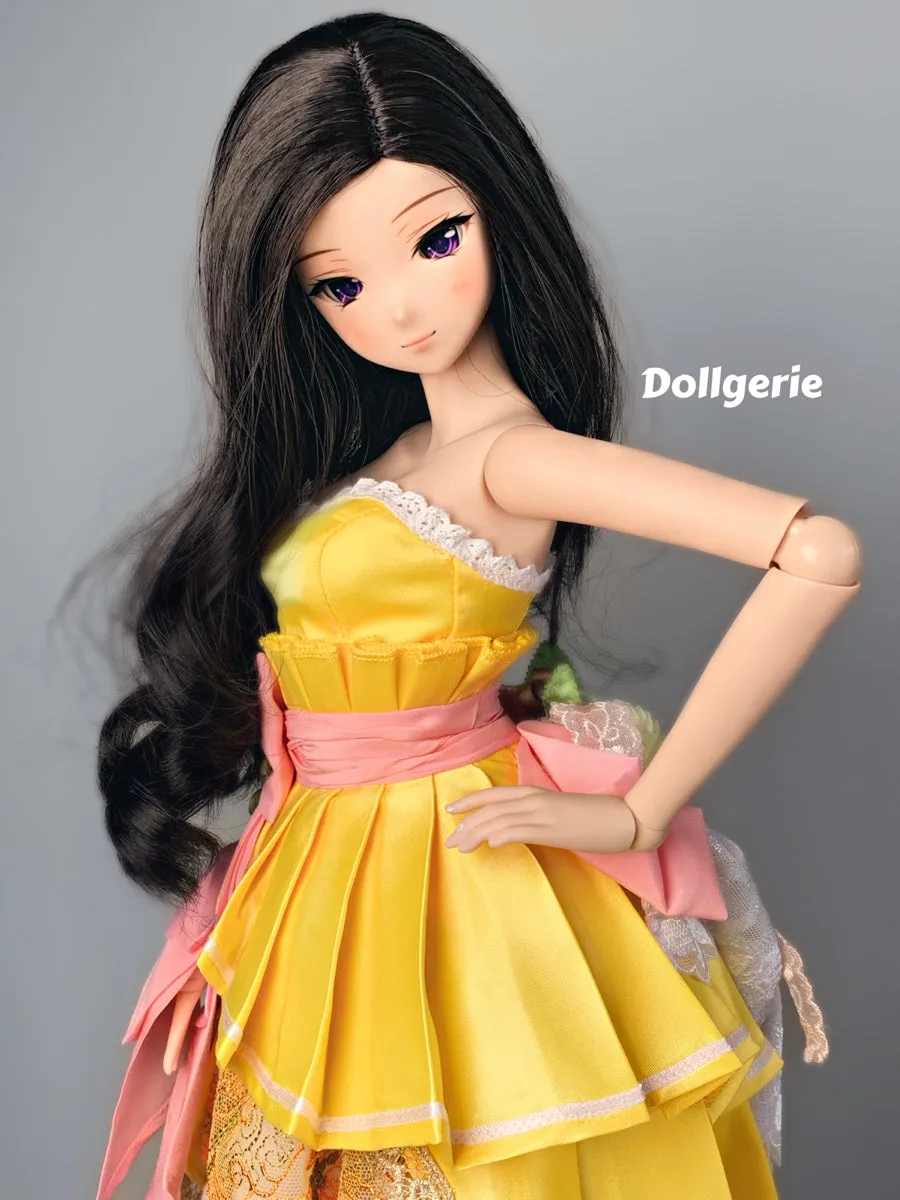 Yellow Tulip Wedding Dress for SmartDoll