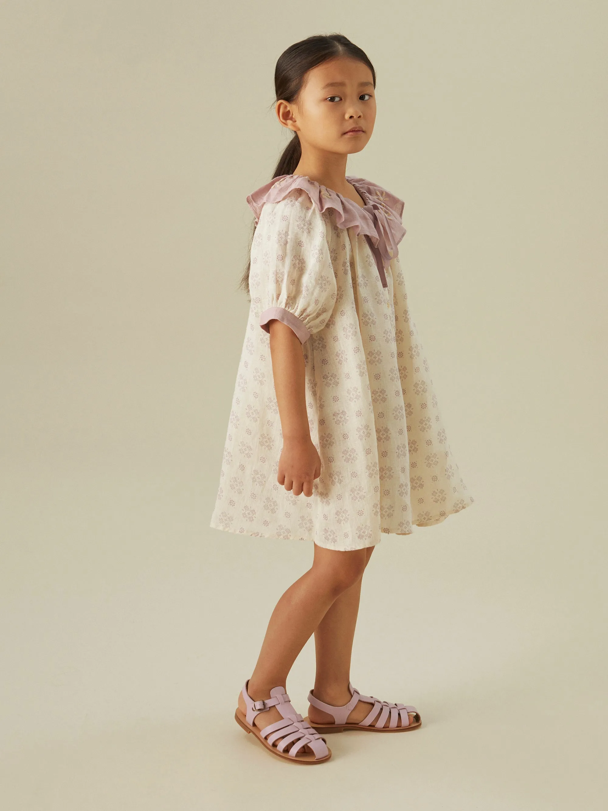 Zabina Dress, Corwen Calico Milk