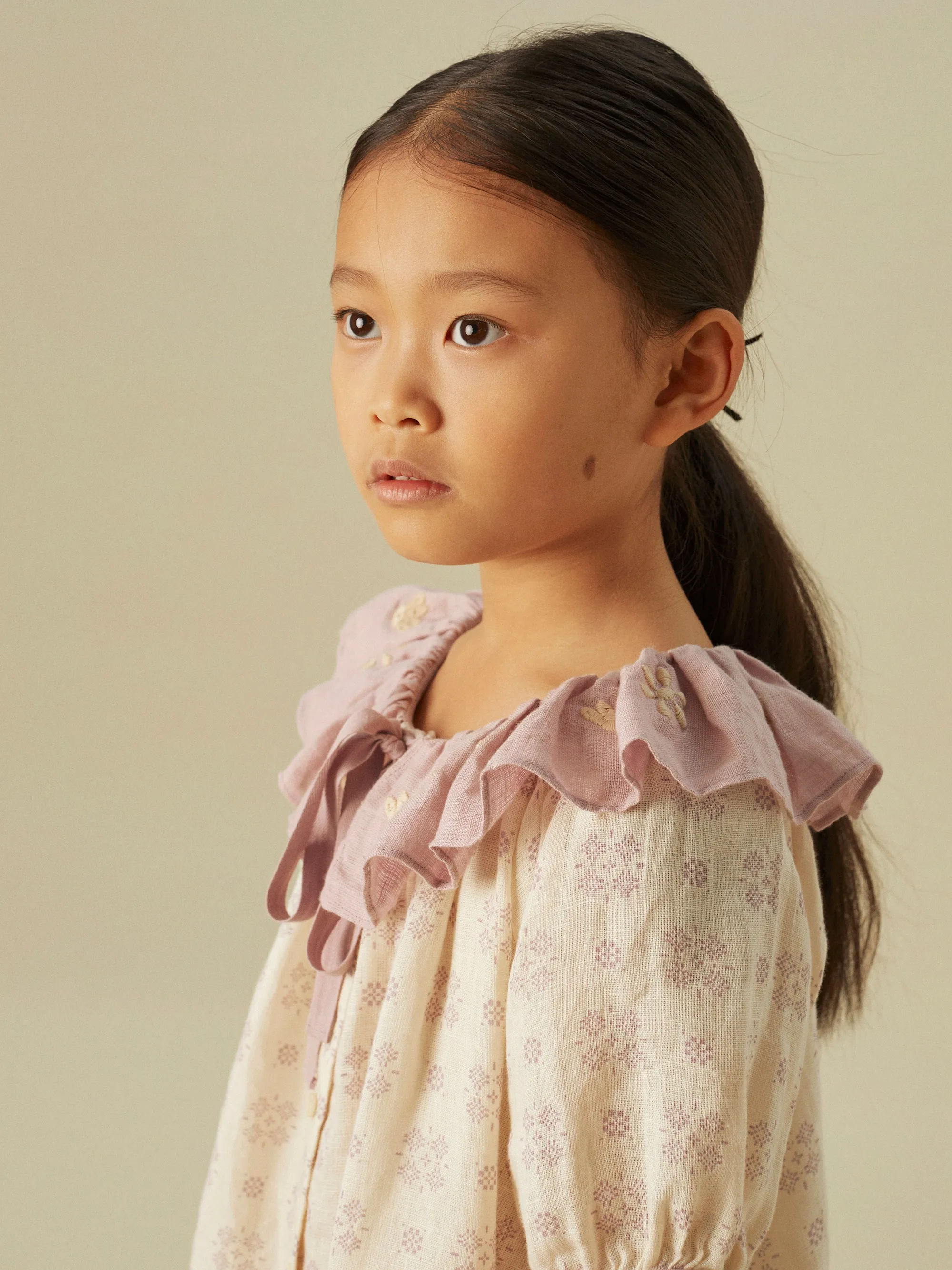 Zabina Dress, Corwen Calico Milk