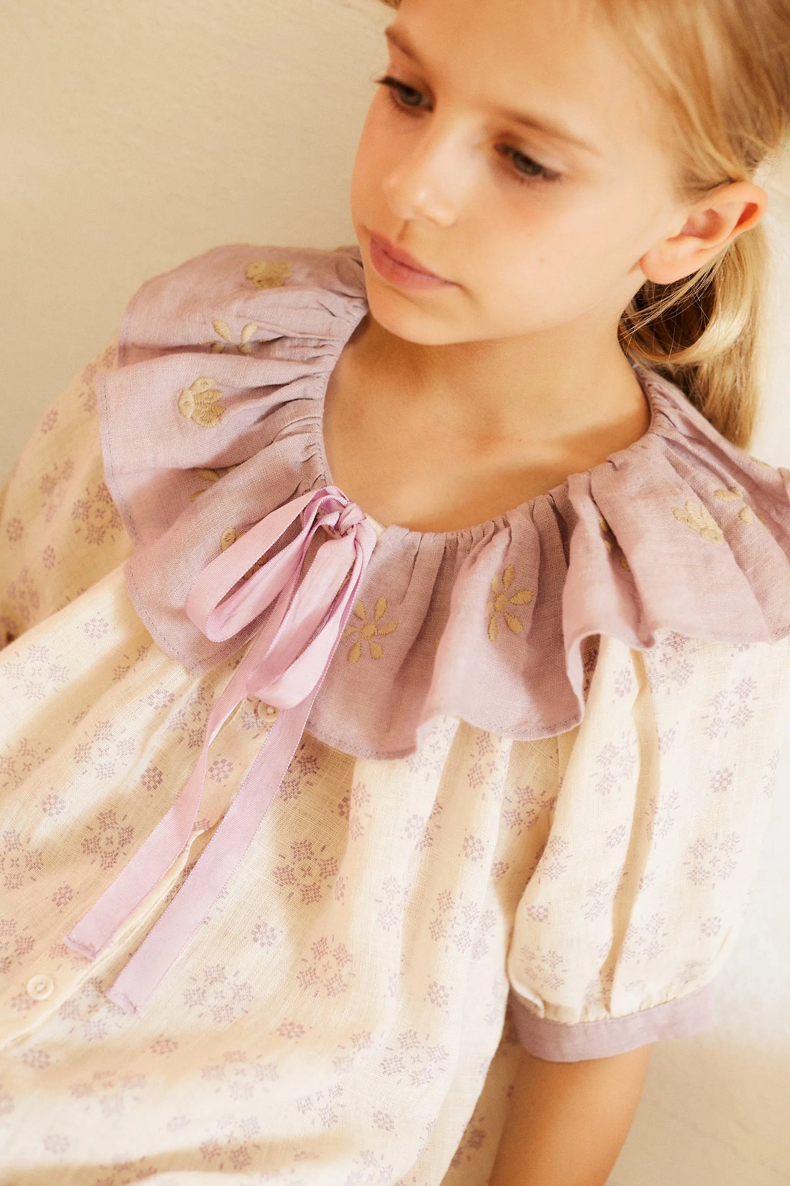 Zabina Dress, Corwen Calico Milk